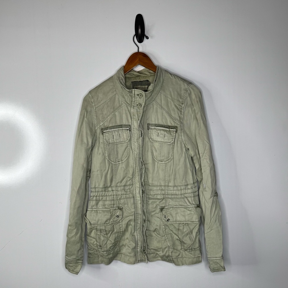 Anthropologie Marrakech Green Military Style Jacket Size Small